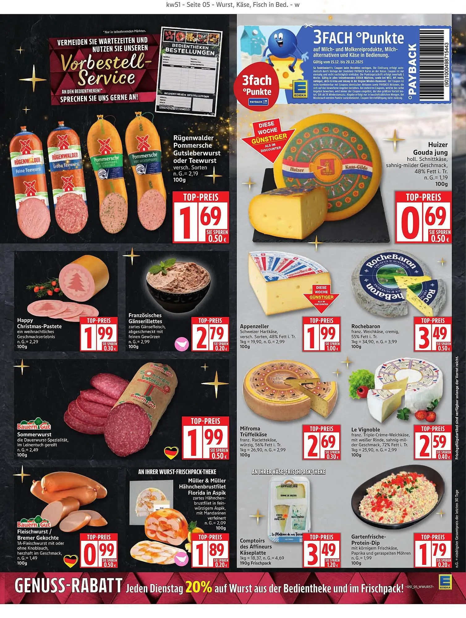 Edeka Prospekt von 15. Dezember bis 20. Dezember 2025 - Prospekt seite 5