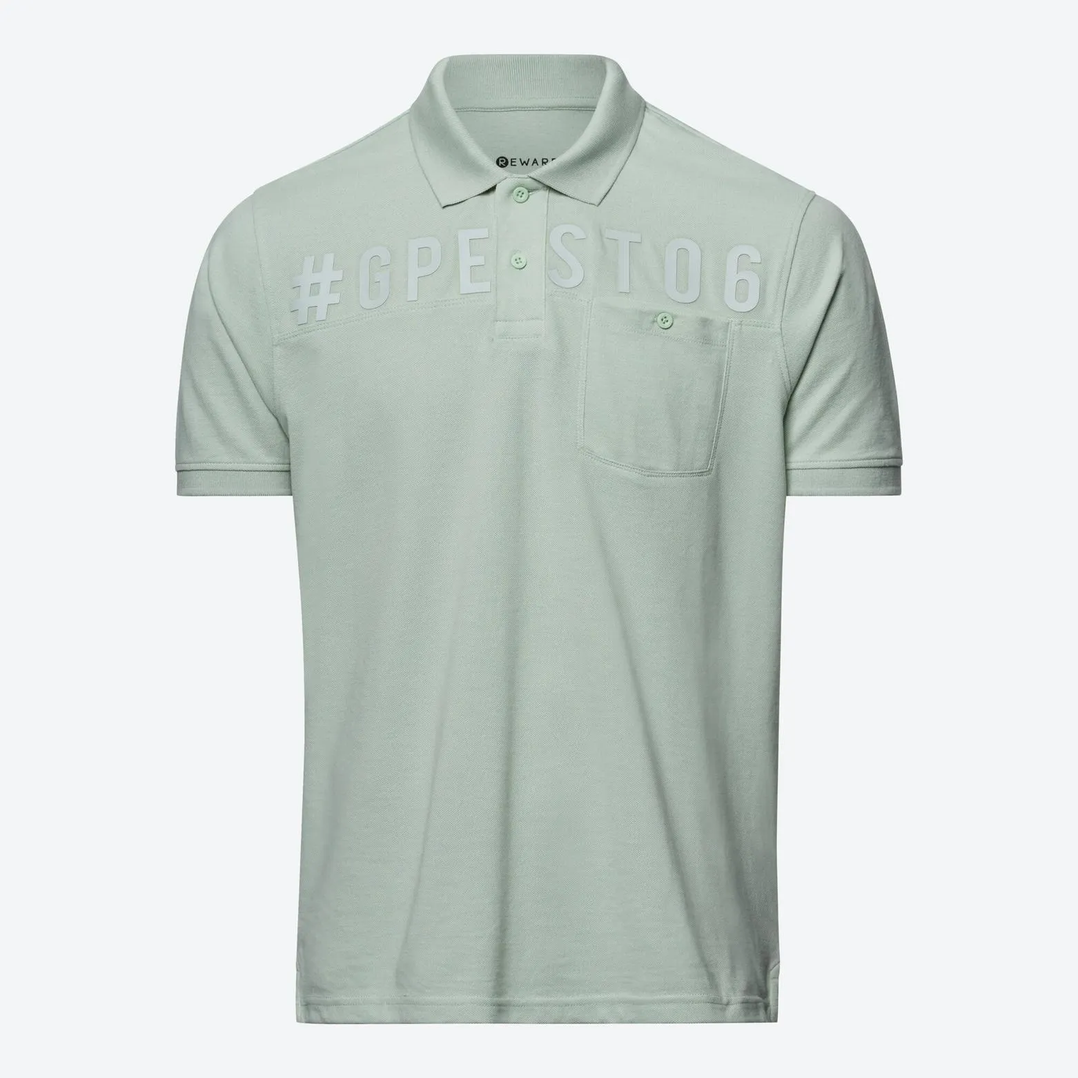 Herren-Poloshirt mit Rippkragen