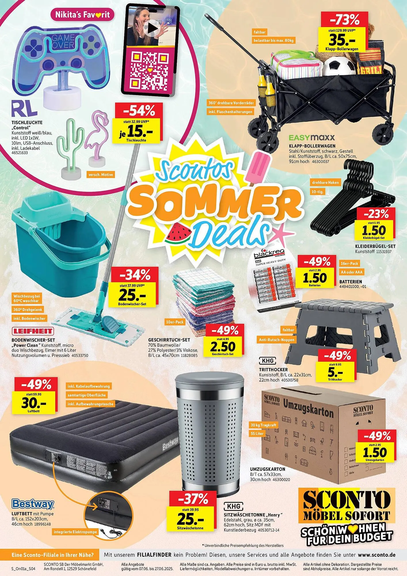SCONTO Prospekt von 6. Juni bis 27. Juni 2025 - Prospekt seite 4