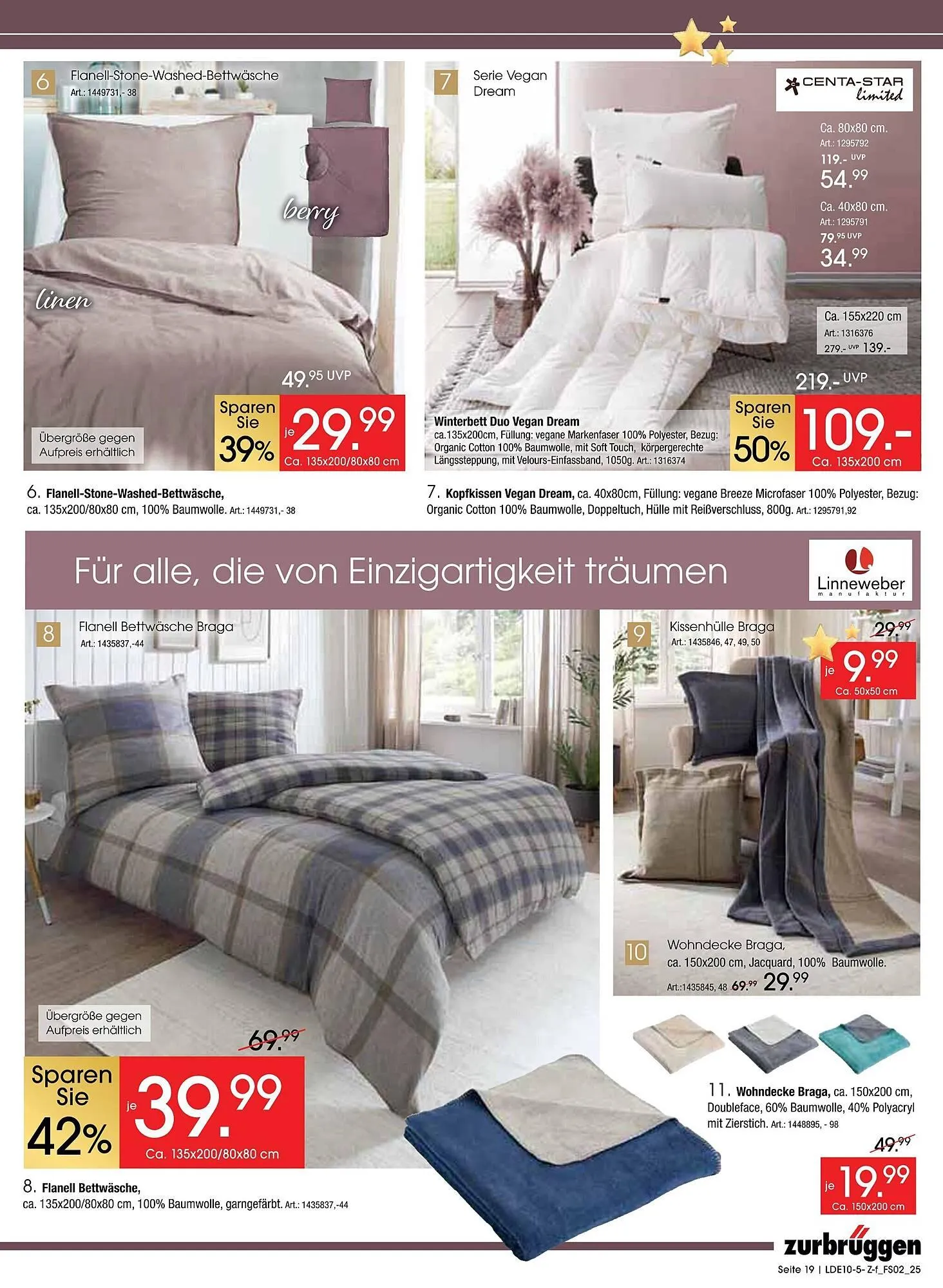 Zurbrüggen Prospekt von 11. Oktober bis 15. November 2025 - Prospekt seite 19
