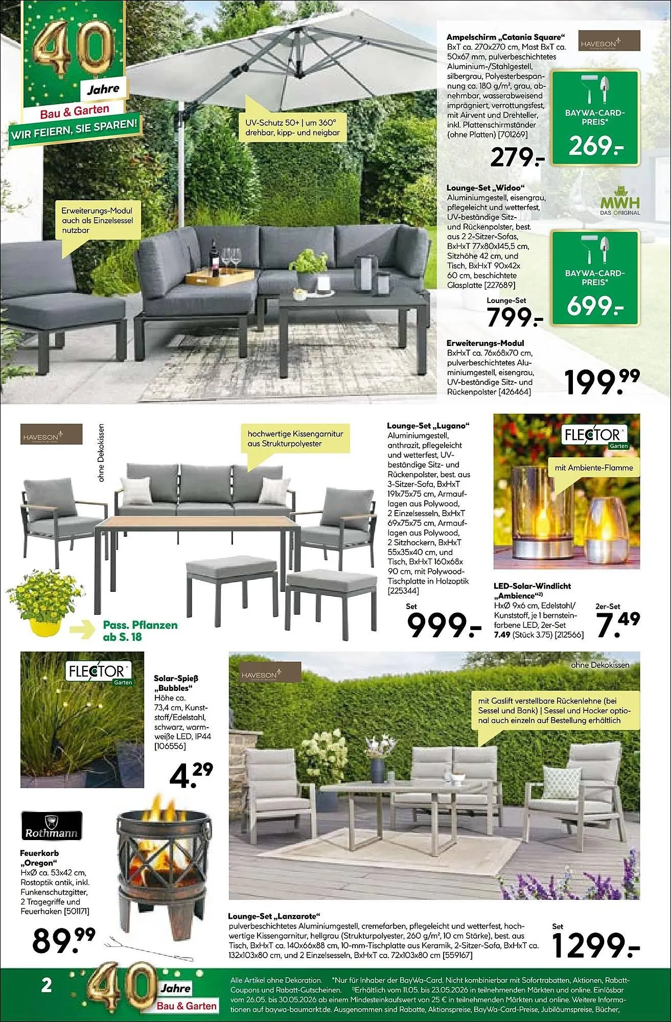 BayWa Bau & Garten Prospekt von 11. Mai bis 17. Mai 2026 - Prospekt seite 2