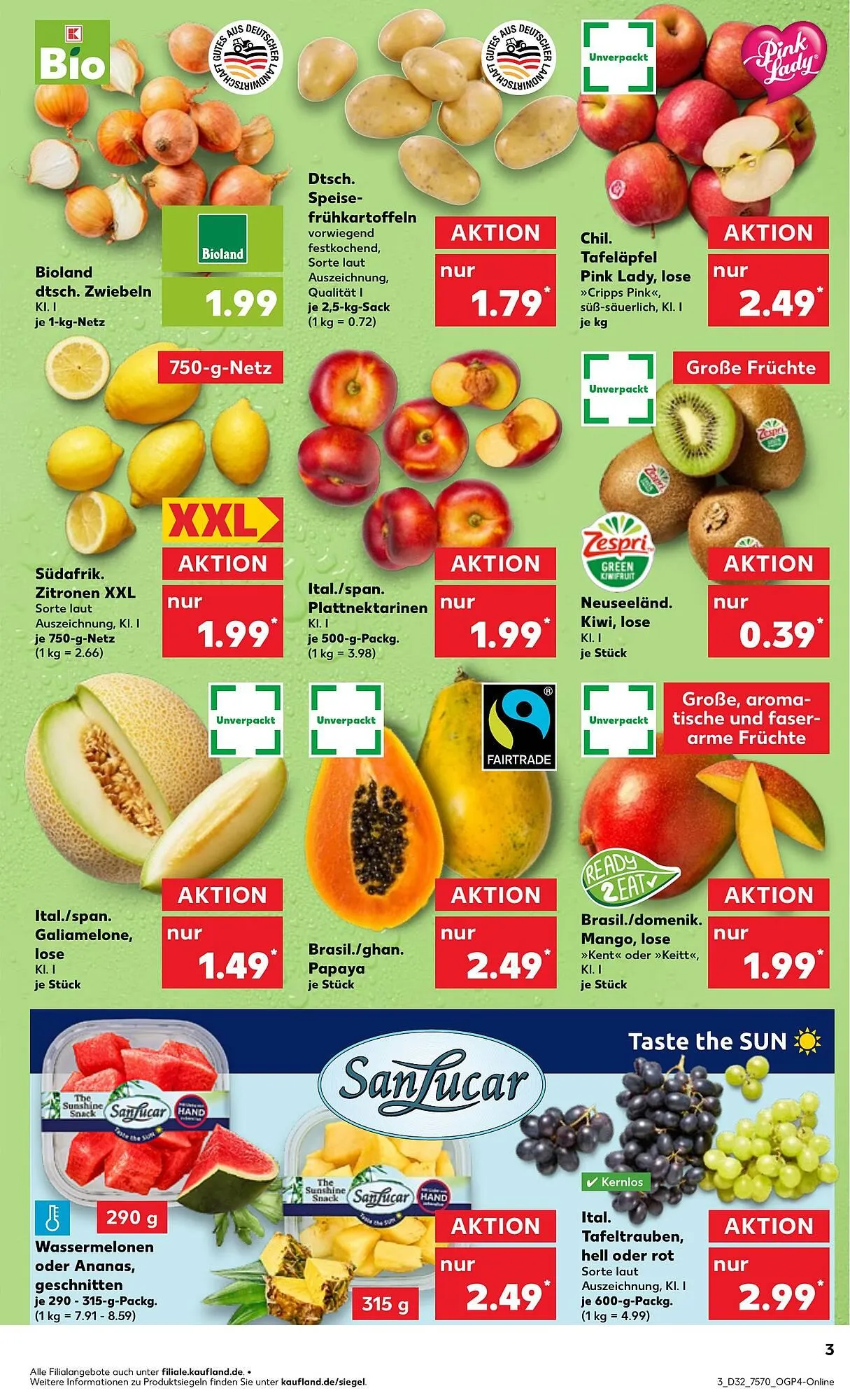 Kaufland Prospekt von 7. August bis 13. August 2025 - Prospekt seite 3