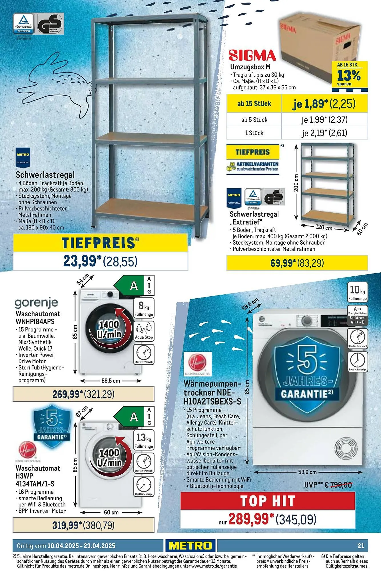 METRO Prospekt von 10. April bis 23. April 2025 - Prospekt seite 21