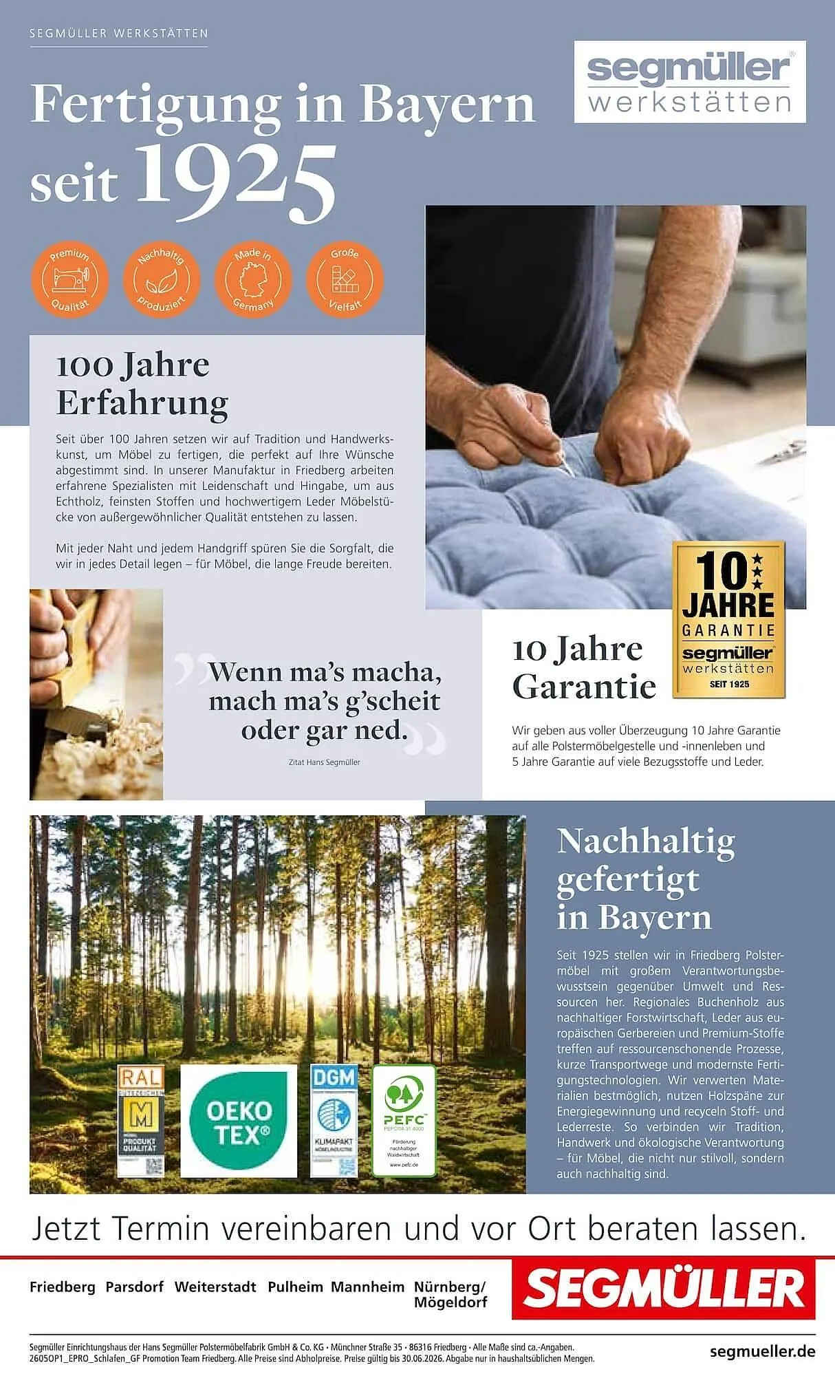 Segmüller Prospekt von 1. Mai bis 30. Juni 2026 - Prospekt seite 14