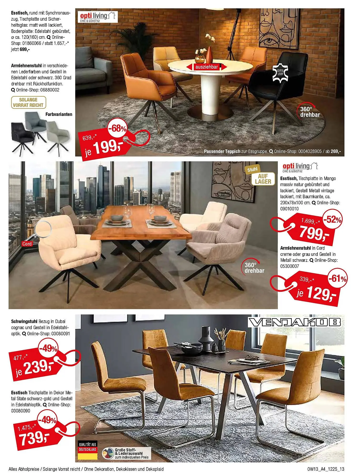 Opti Wohnwelt Prospekt von 18. Dezember bis 10. Januar 2026 - Prospekt seite 13