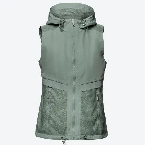 Damen-Weste mit Netzeinsätzen