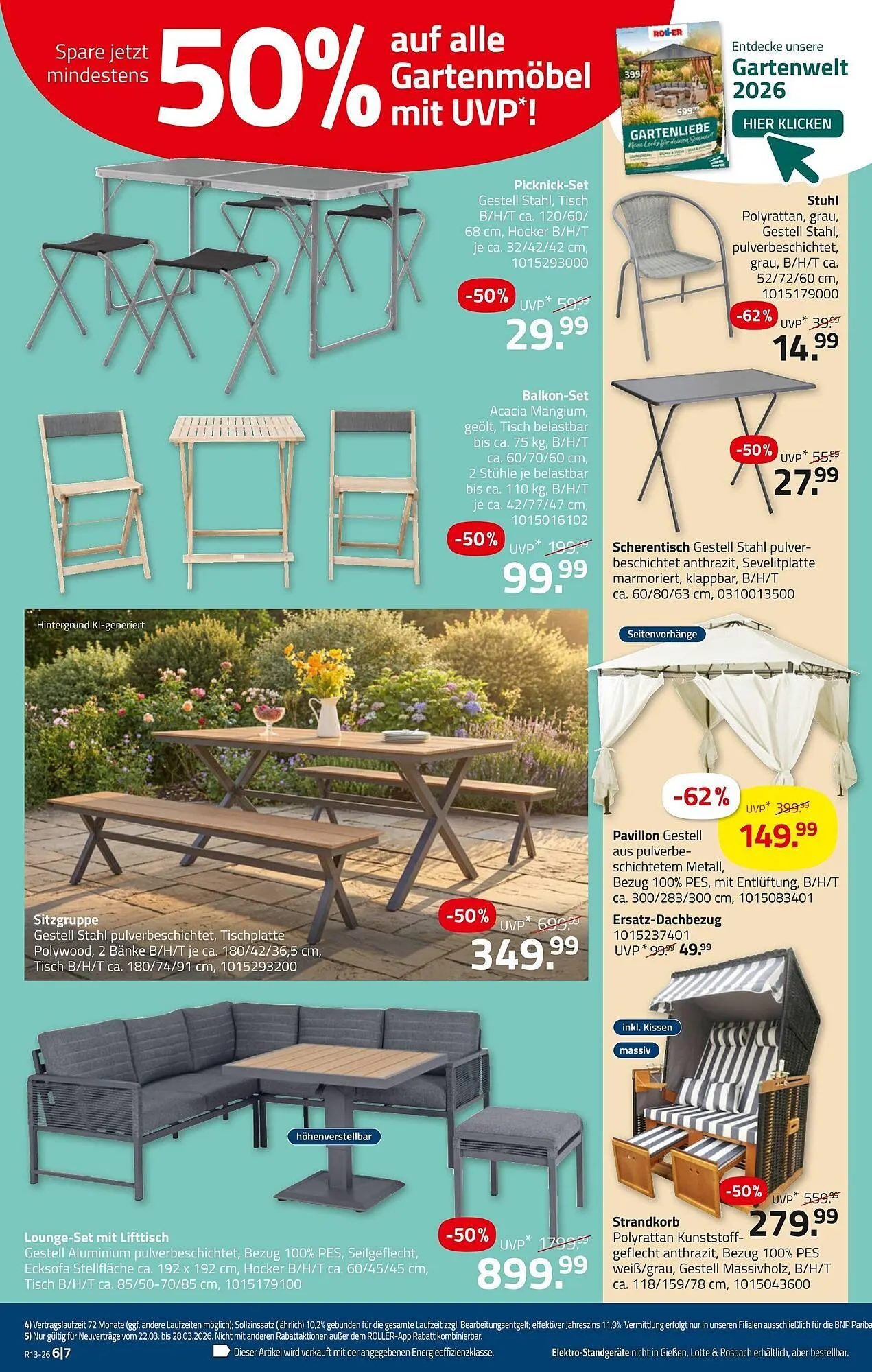 ROLLER Prospekt von 22. März bis 28. März 2026 - Prospekt seite 6