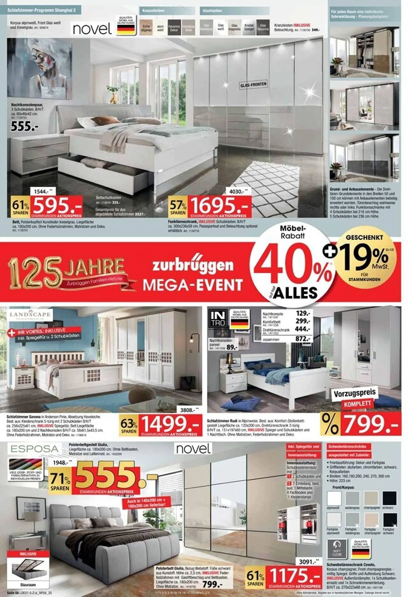 Zurbrüggen Prospekt von 19. Juli bis 2. August 2025 - Prospekt seite 8