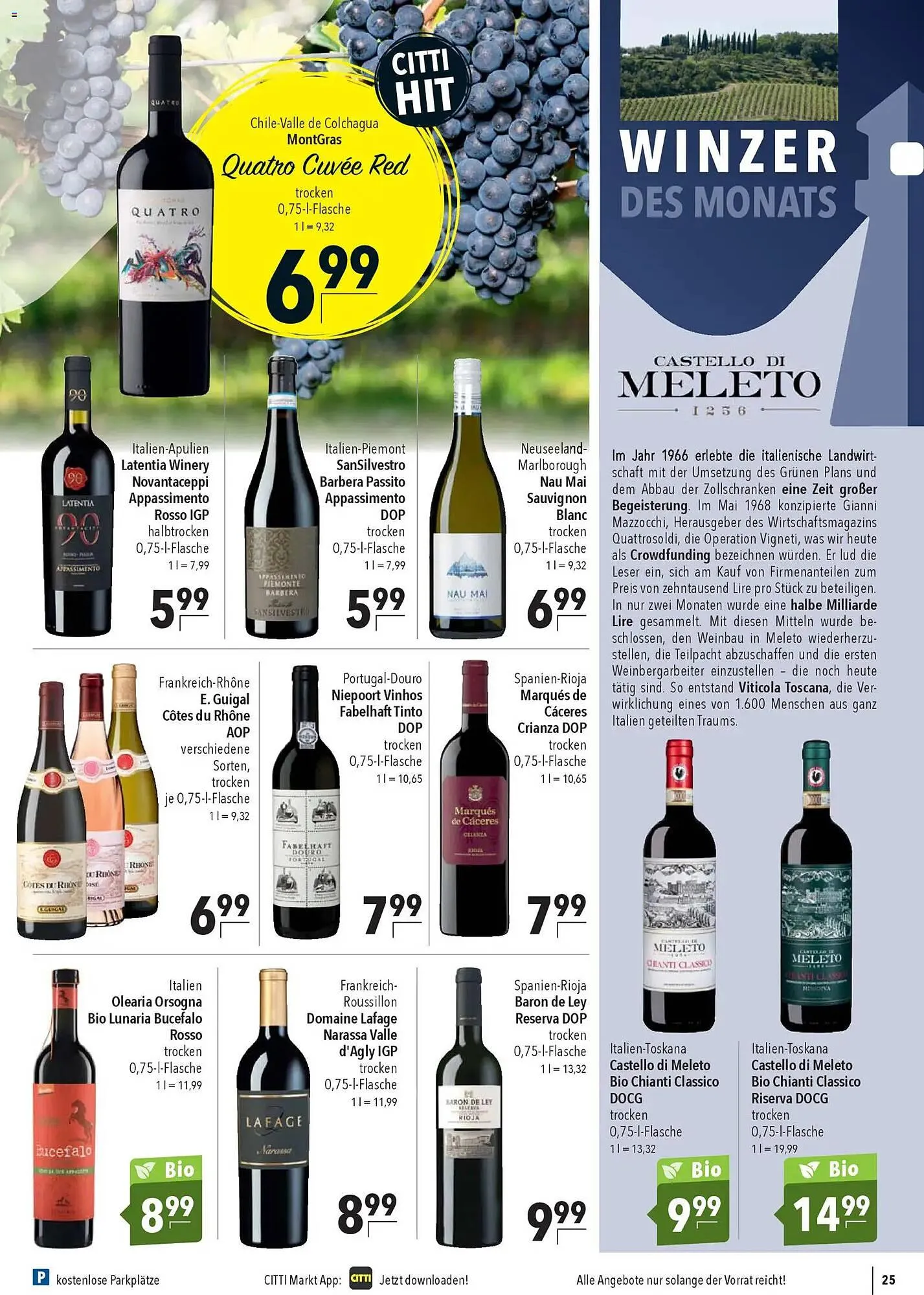 CITTI Markt Prospekt von 28. Januar bis 10. Februar 2026 - Prospekt seite 25