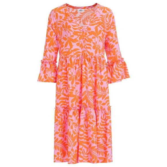 Damen Tunikakleid mit floralem Muster