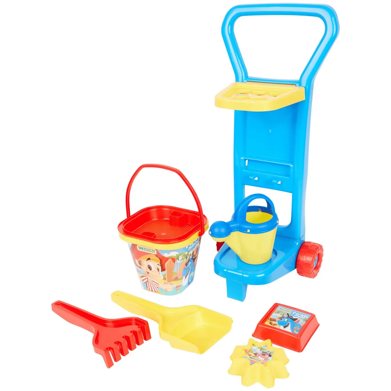 Sada hraček na písek vozíček