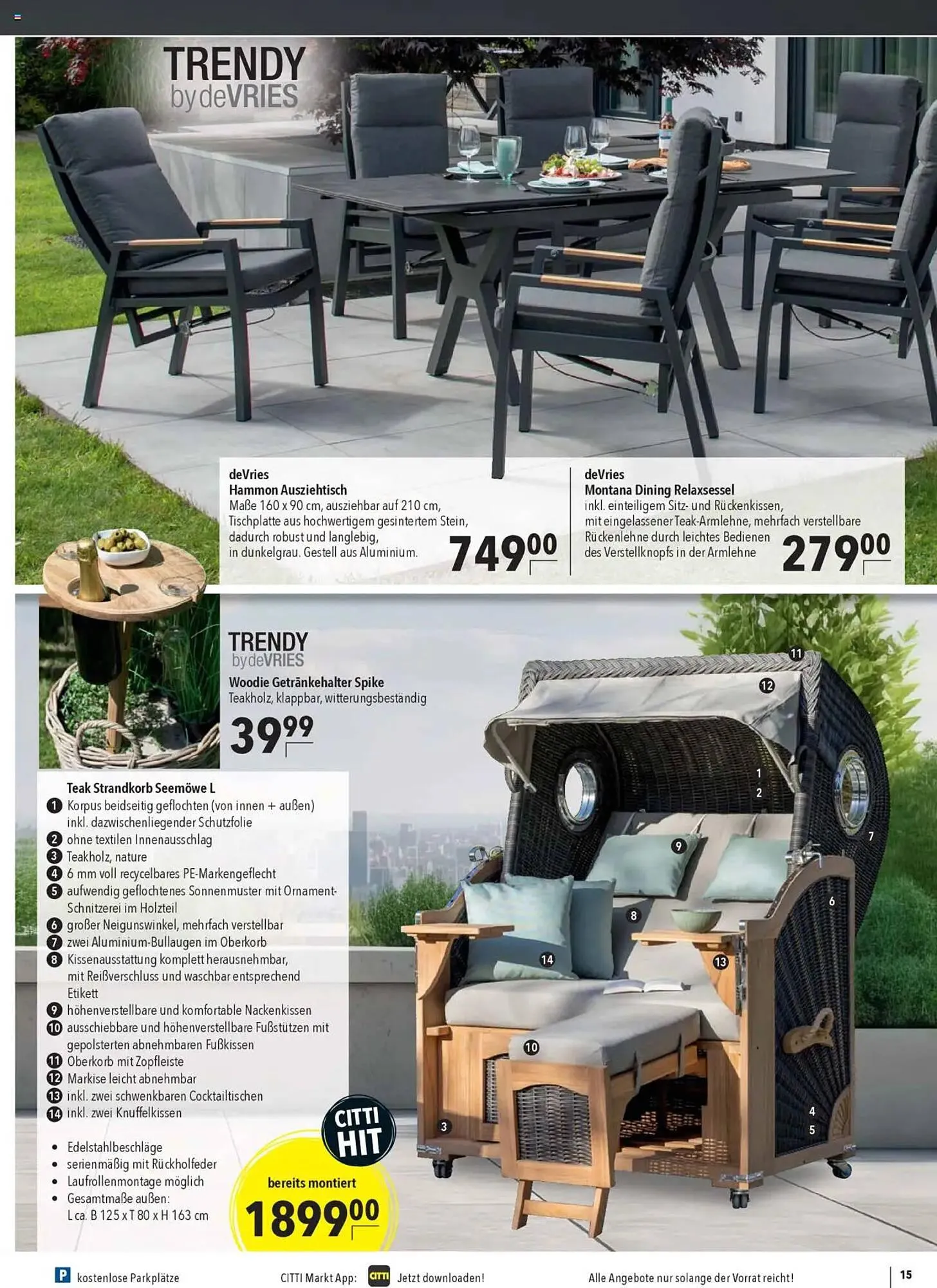 CITTI Markt Prospekt von 26. März bis 8. April 2025 - Prospekt seite 15