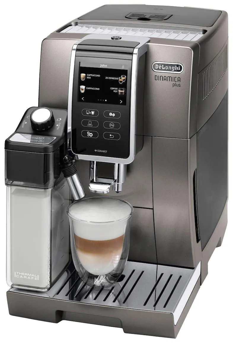 De'Longhi Automatische koffiemachine ECAM 370.95.T, zilver