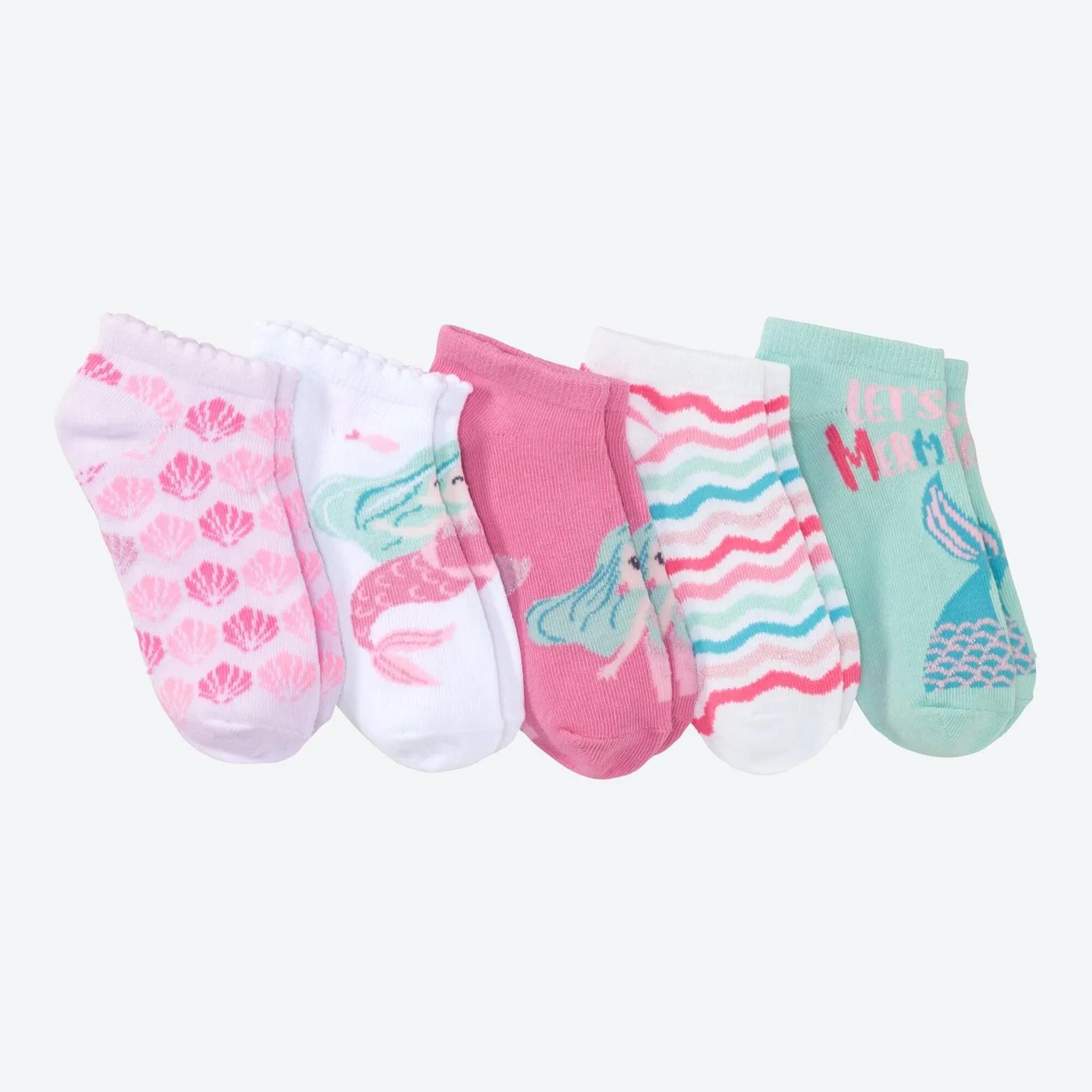 Kinder-Sneaker-Socken, 5er-Pack