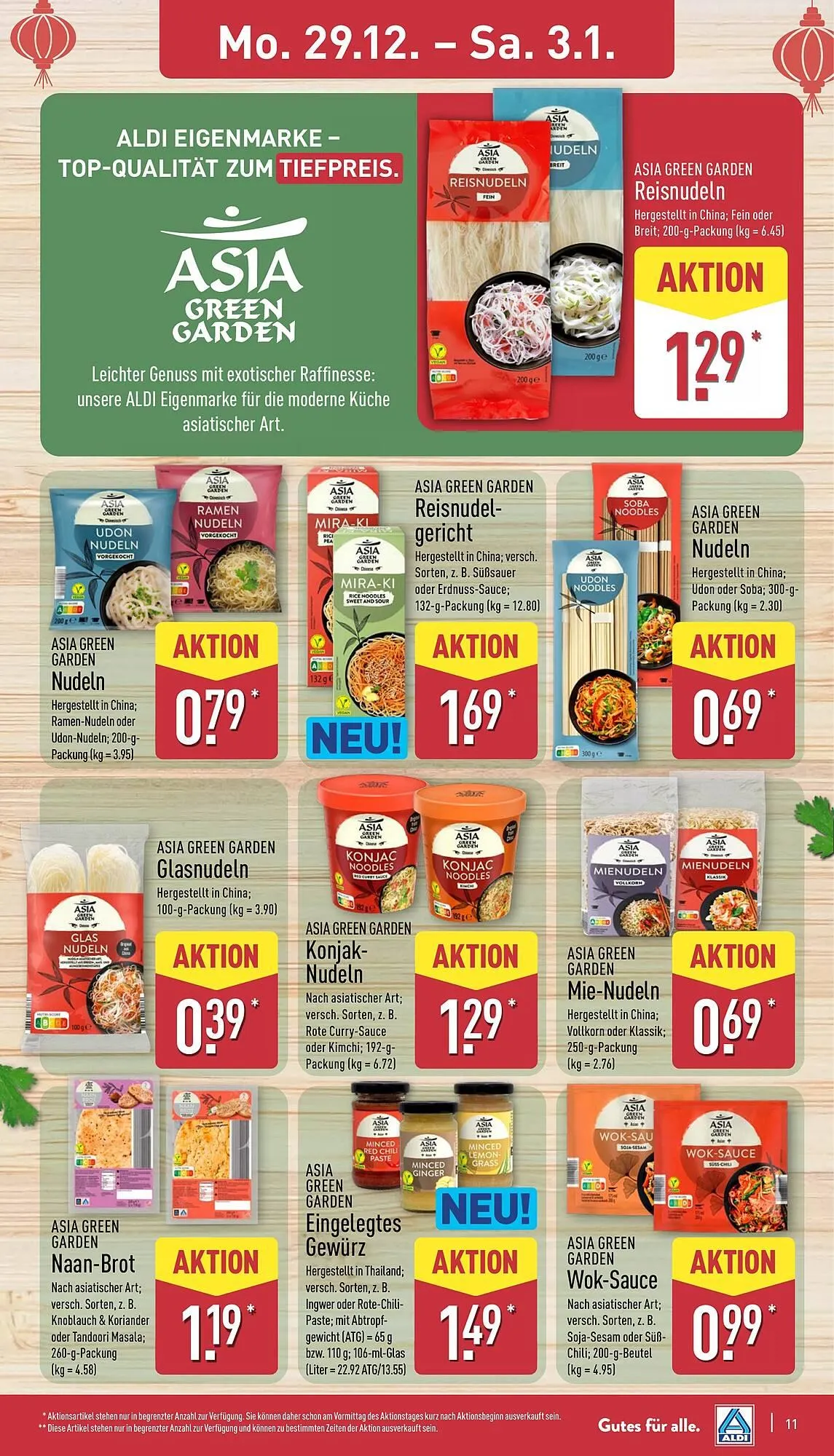 Aldi Nord Prospekt von 29. Dezember bis 3. Januar 2026 - Prospekt seite 11