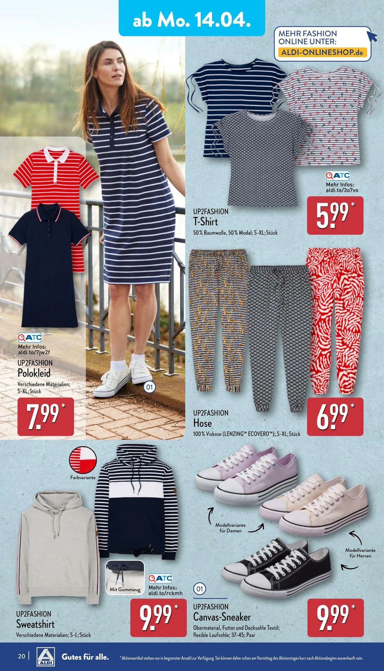 Aldi-Nord von 7. April bis 12. April 2025 - Prospekt seite 20