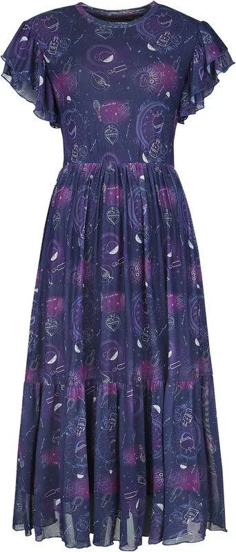 "Potions" Mittellanges Kleid allover von Harry Potter