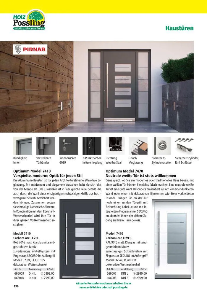 Holz-& Baukatalog 2024/25 von 27. März bis 31. Januar 2025 - Prospekt seite 136