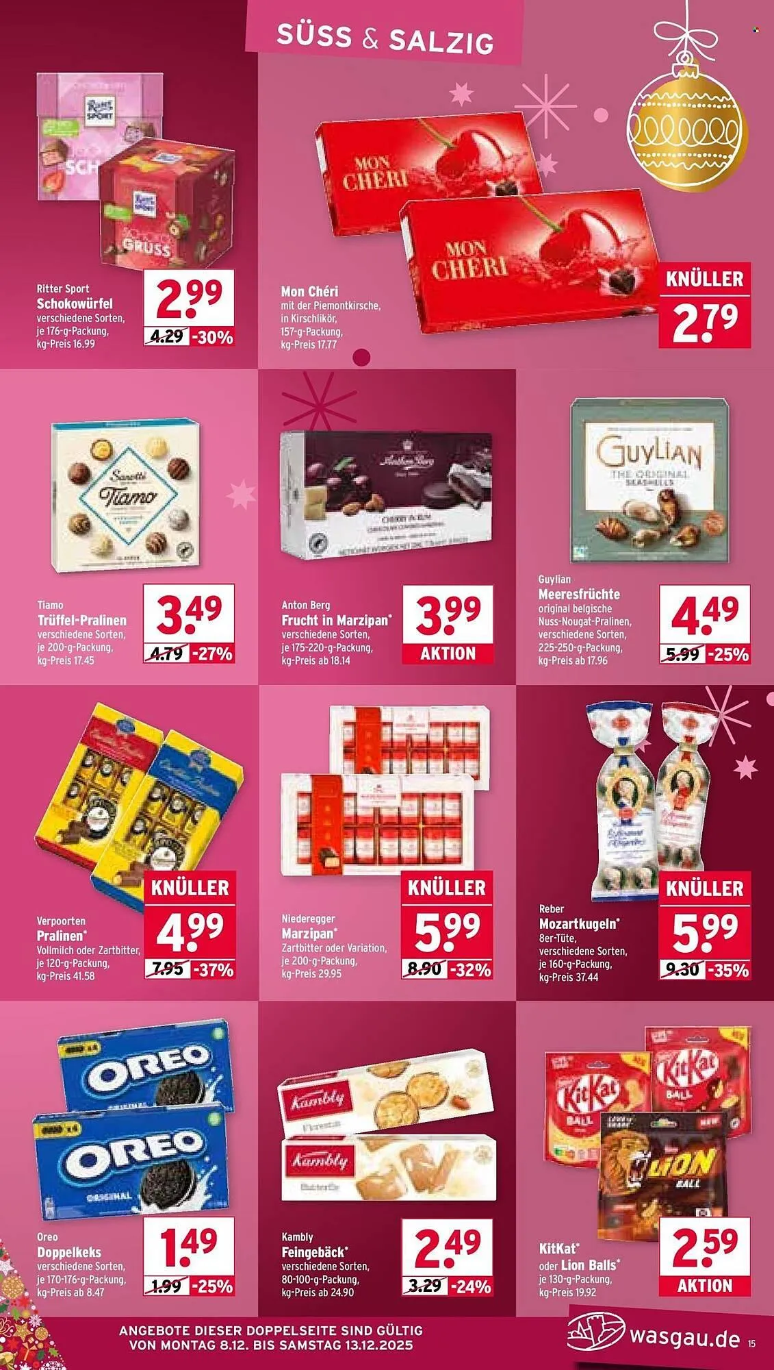 Wasgau Prospekt von 8. Dezember bis 13. Dezember 2025 - Prospekt seite 15