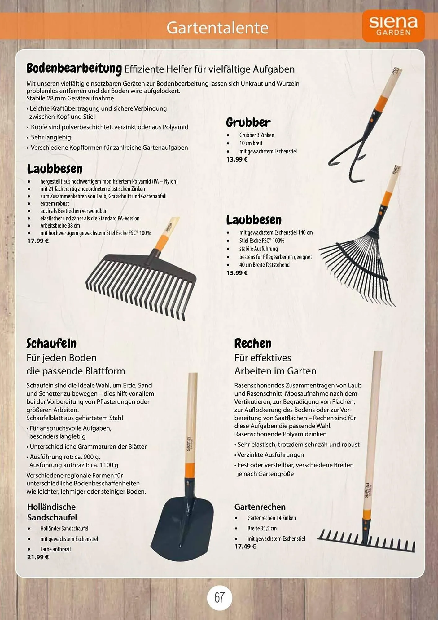 Kiebitzmarkt Prospekt von 16. April bis 31. August 2025 - Prospekt seite 67