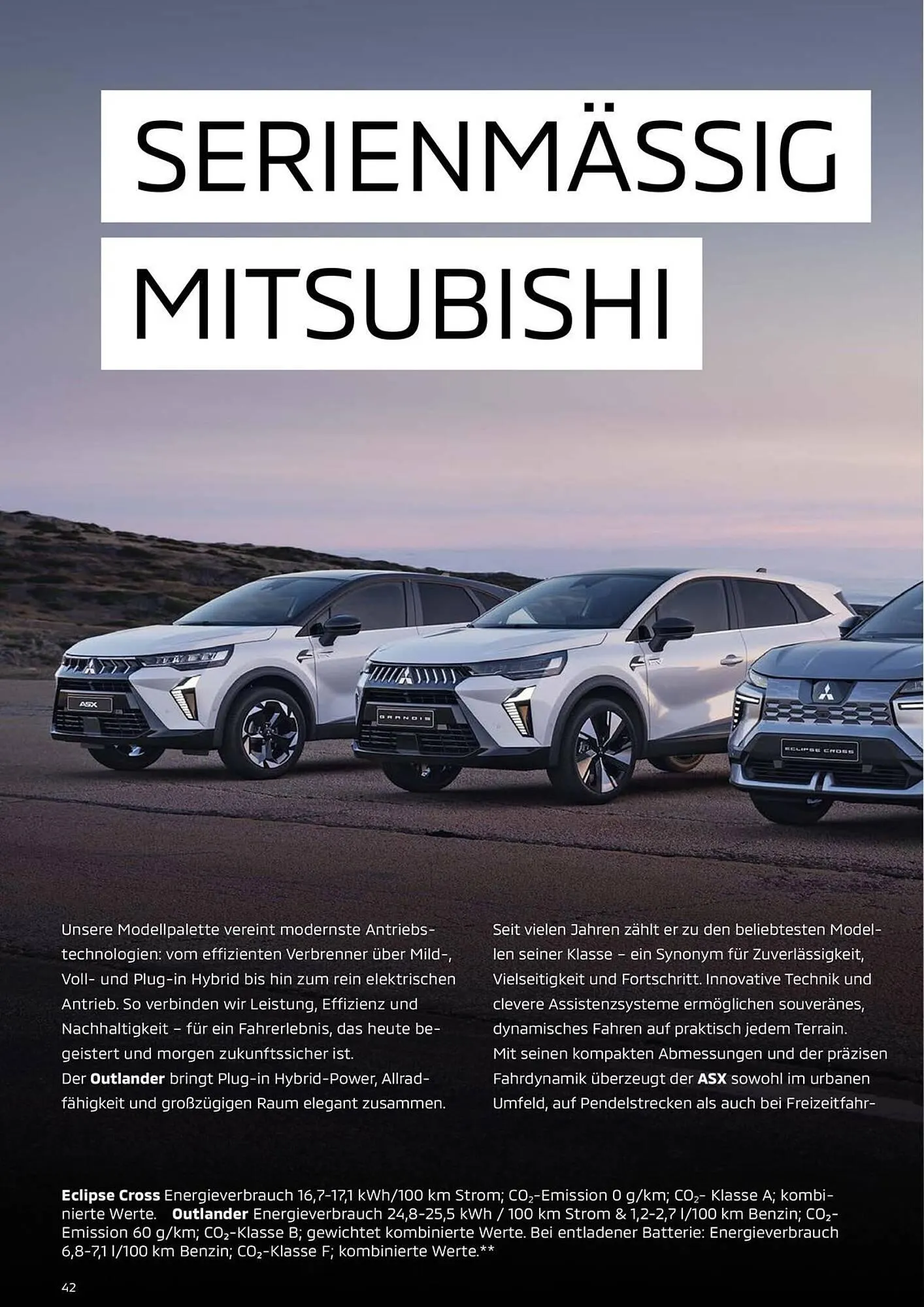 Mitsubishi Prospekt von 25. März bis 8. April 2026 - Prospekt seite 42