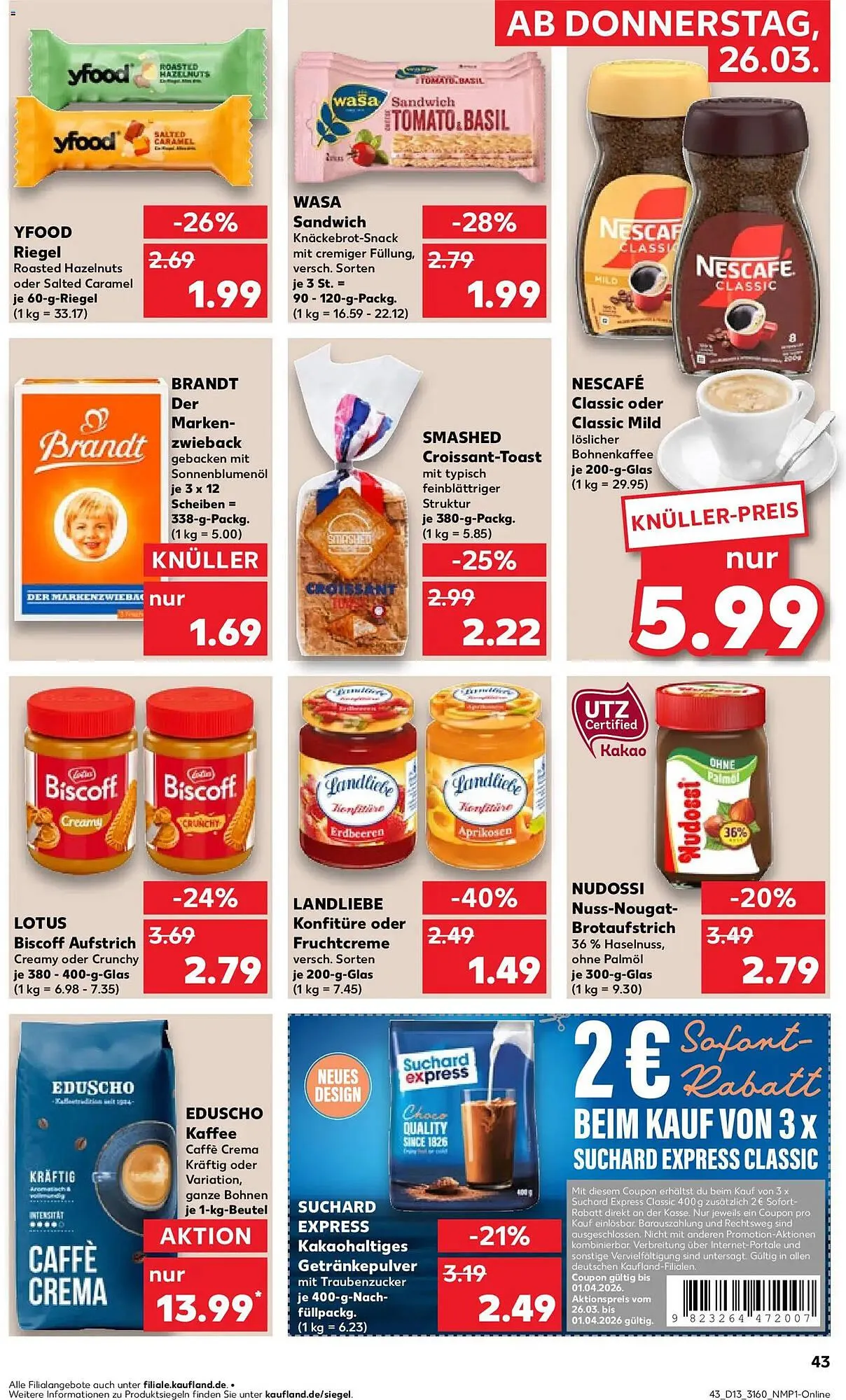Kaufland Prospekt von 26. März bis 1. April 2026 - Prospekt seite 43