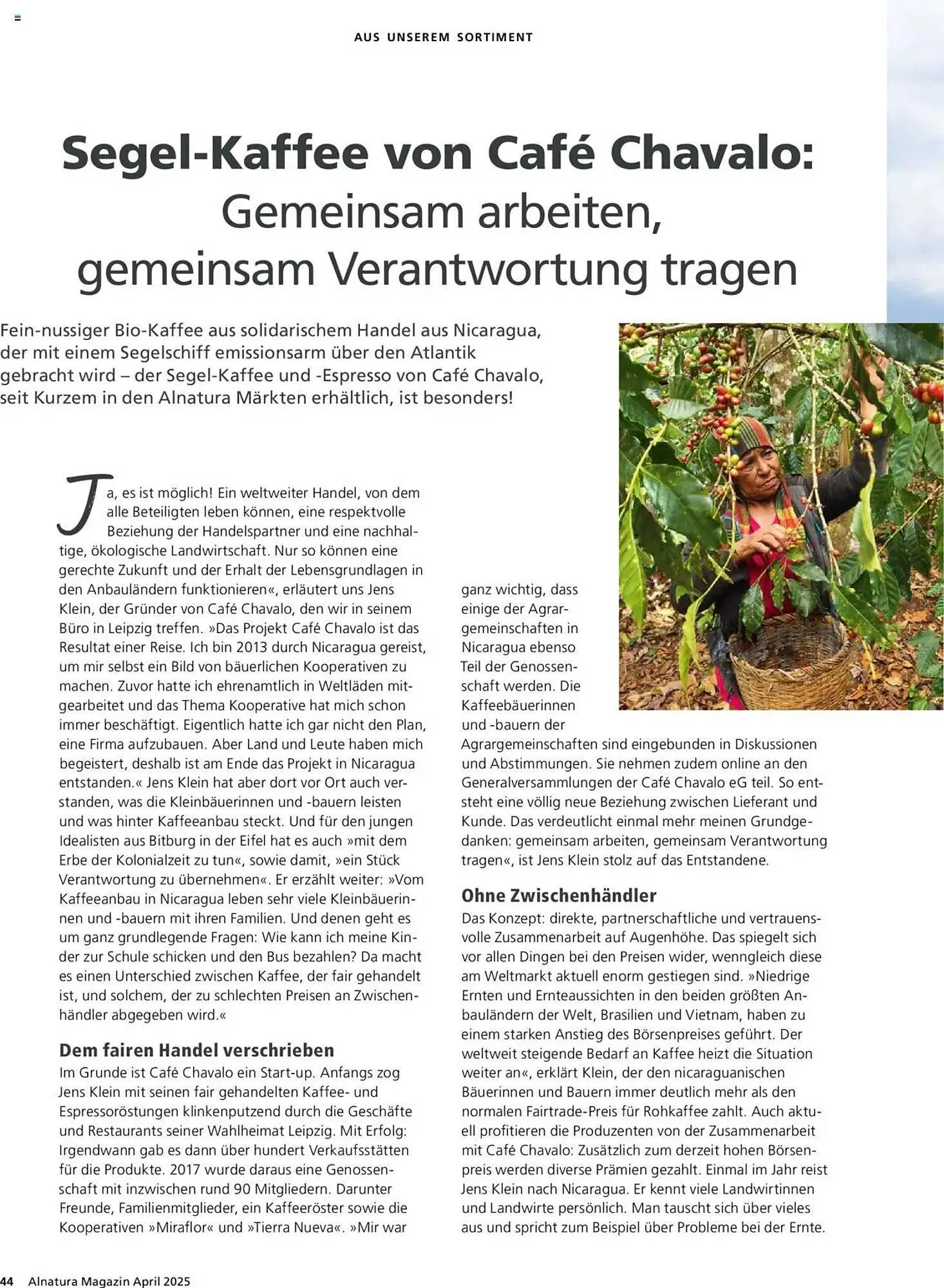 Alnatura Prospekt von 1. April bis 30. April 2025 - Prospekt seite 44