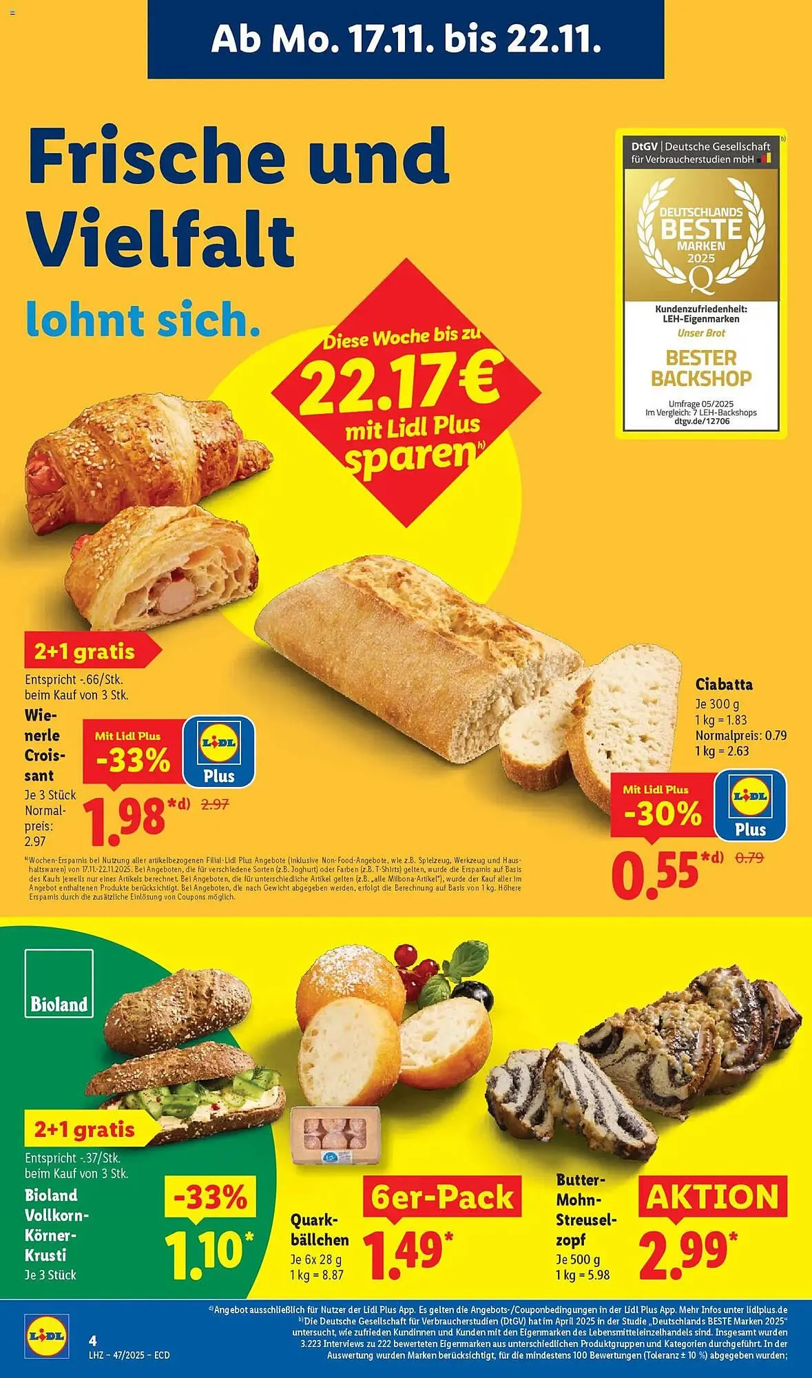 Lidl Prospekt von 17. November bis 22. November 2025 - Prospekt seite 6