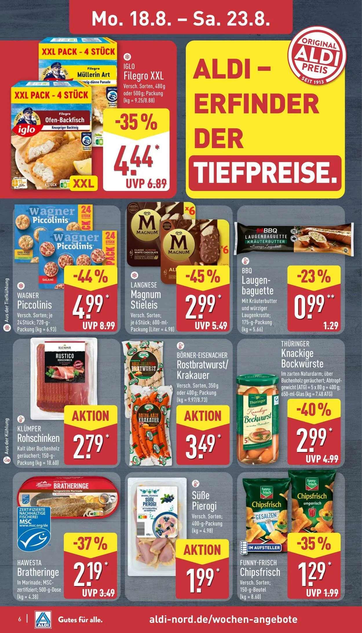 Aldi-Nord von 18. August bis 23. August 2025 - Prospekt seite 6