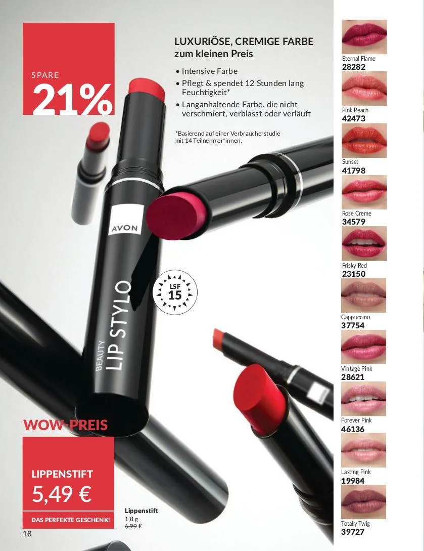 Avon Aktueller Prospekt von 9. April bis 23. April 2025 - Prospekt seite 18