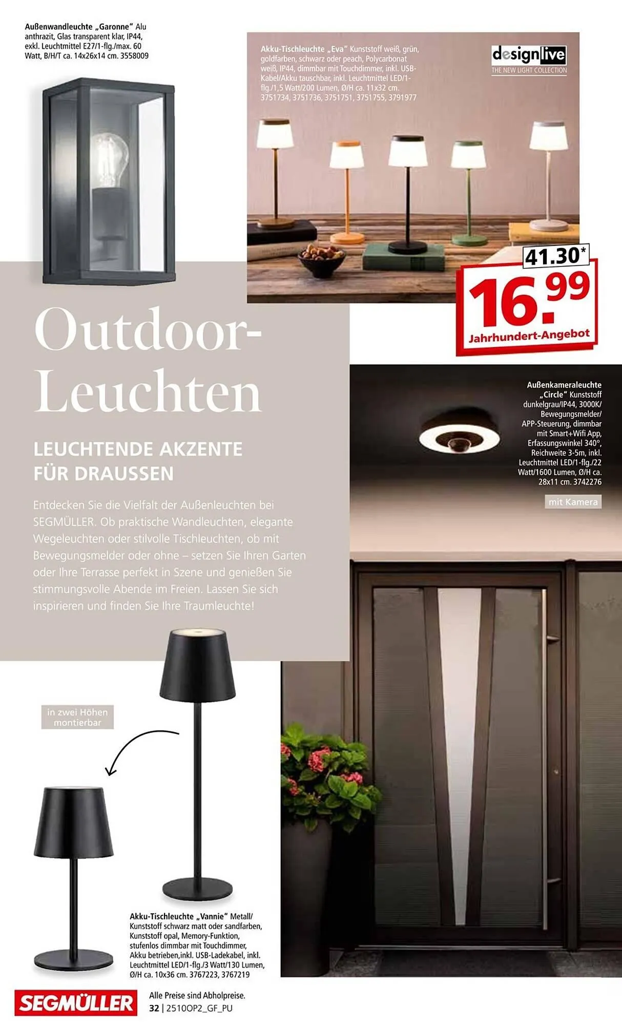 Segmüller Prospekt von 29. September bis 4. Januar 2026 - Prospekt seite 32