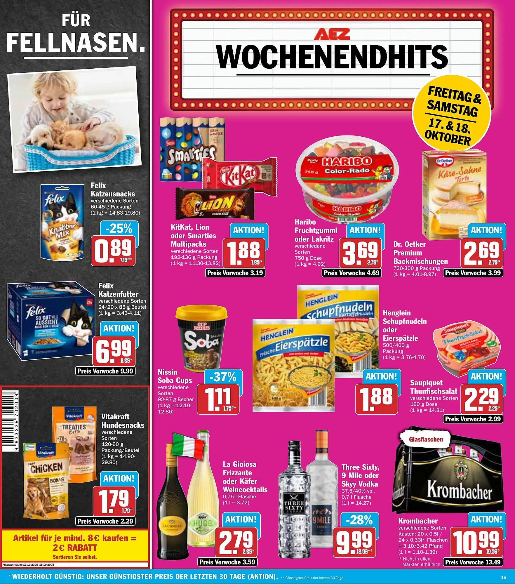 AEZ Prospekt von 13. Oktober bis 20. Oktober 2025 - Prospekt seite 15
