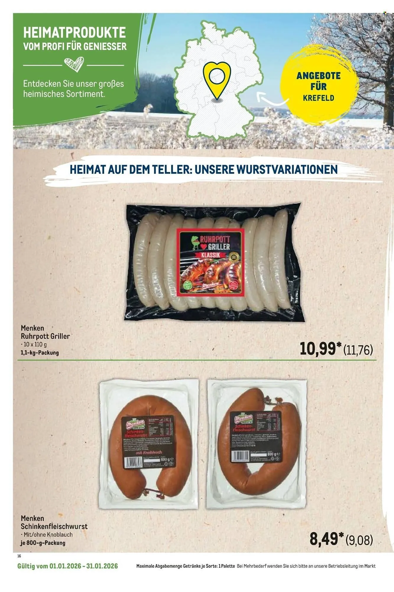 METRO Prospekt von 1. Januar bis 31. Januar 2026 - Prospekt seite 50