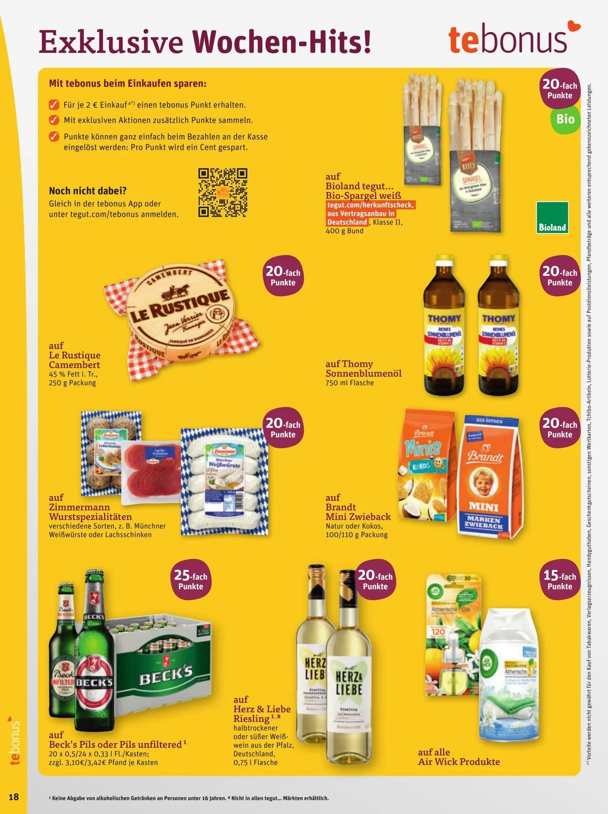 Tegut Aktueller Prospekt von 5. Mai bis 11. Mai 2025 - Prospekt seite 22