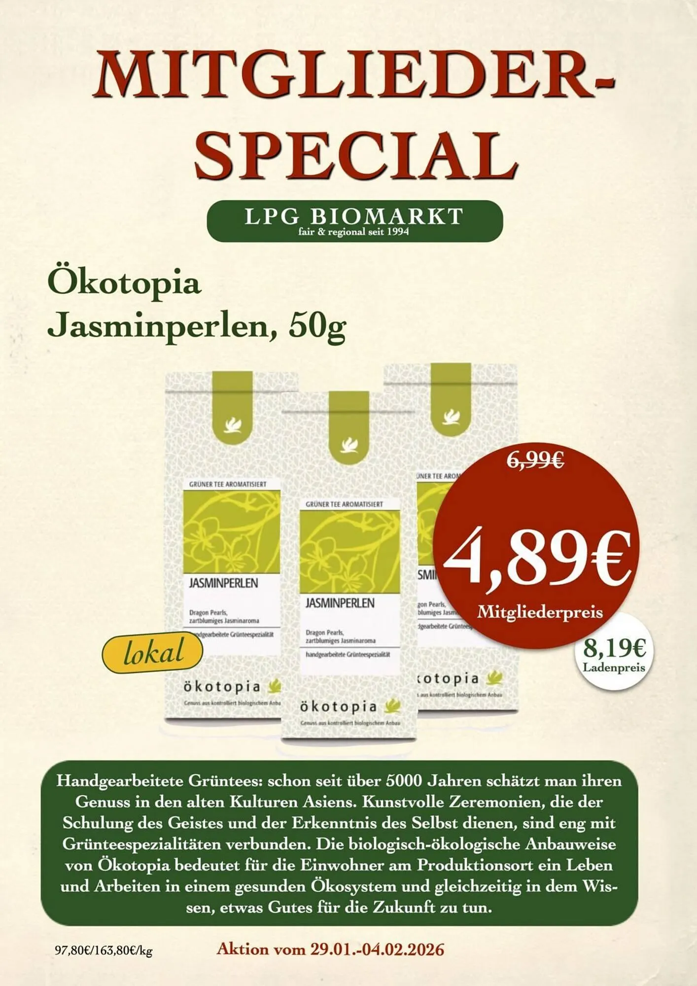 LPG Biomarkt Prospekt von 29. Januar bis 4. Februar 2026 - Prospekt seite 13