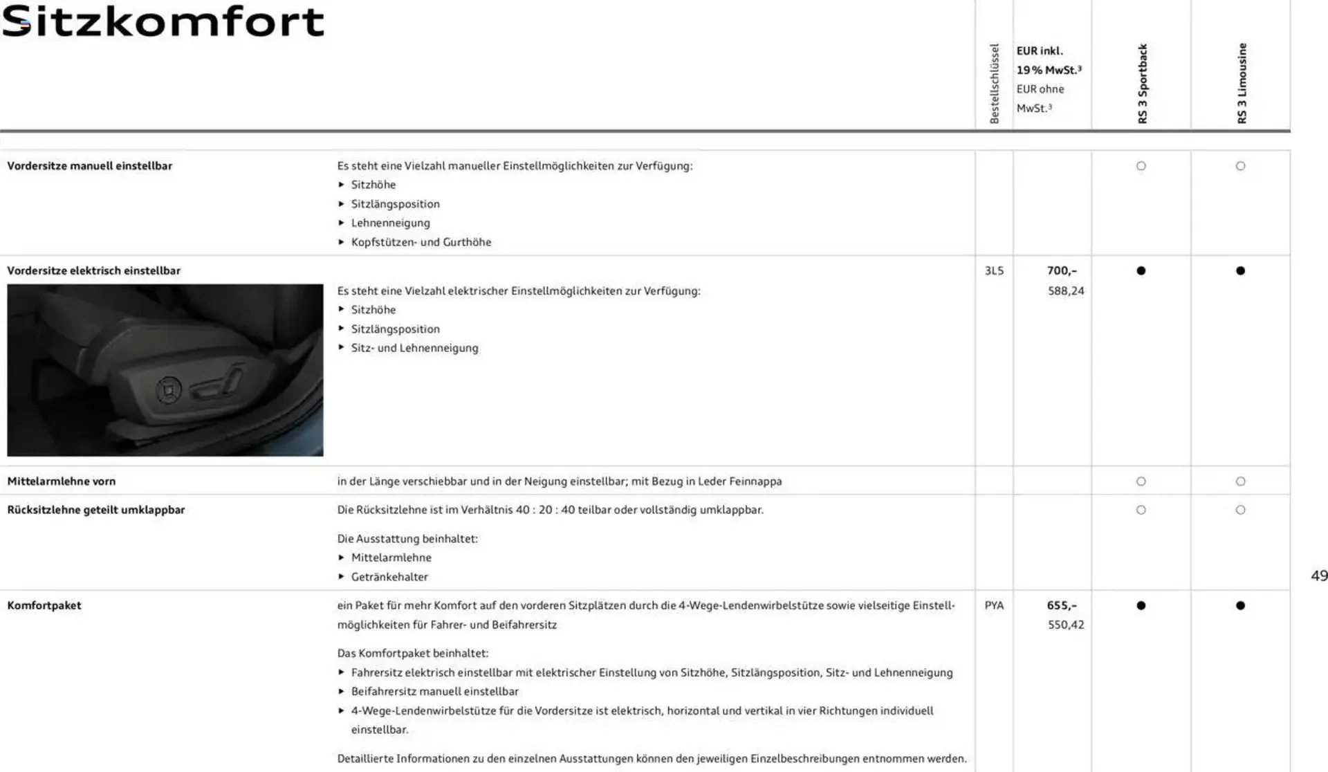 Audi Prospekt von 29. Januar bis 9. Januar 2026 - Prospekt seite 49