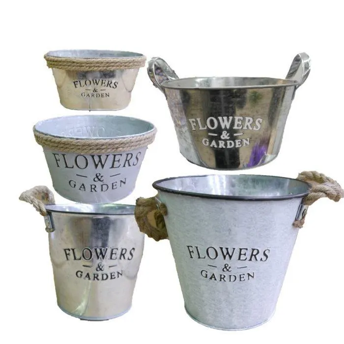 Deko- & Blumentöpfe (Metall)