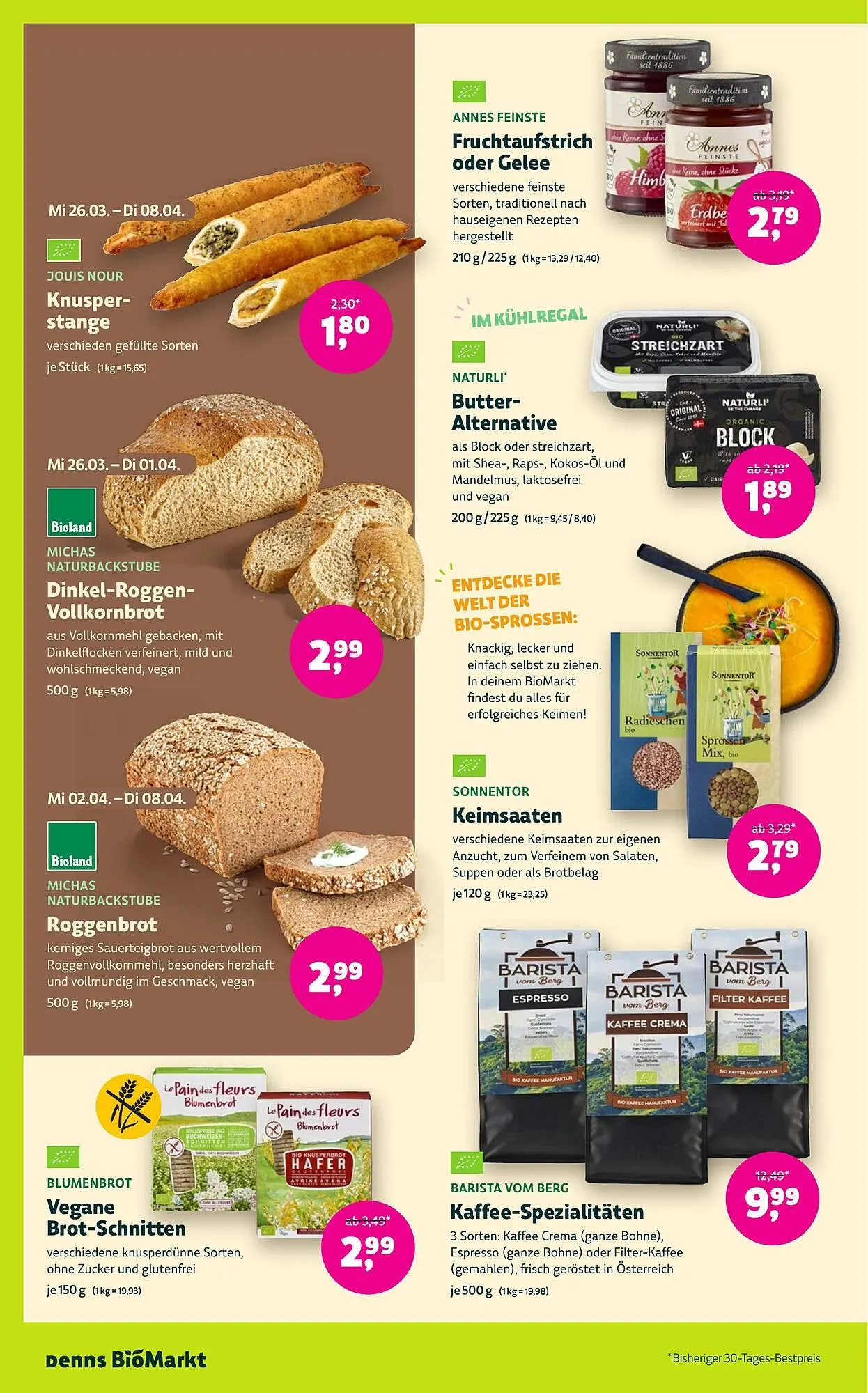 Erdi Biomarkt Prospekt von 26. März bis 8. April 2025 - Prospekt seite 8