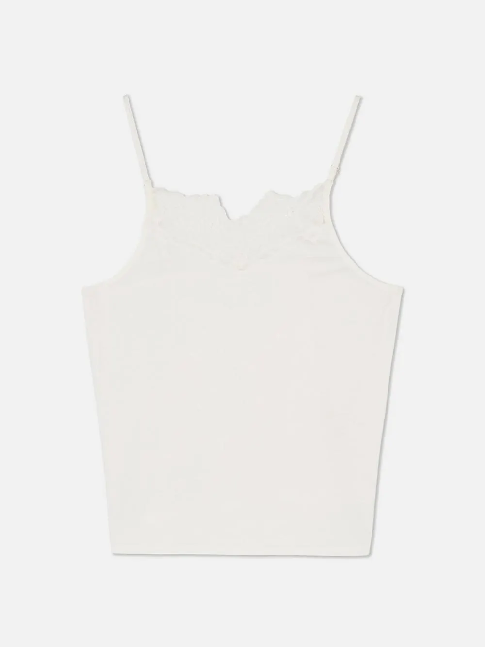 Schlafanzug-Trägertop mit Spitze