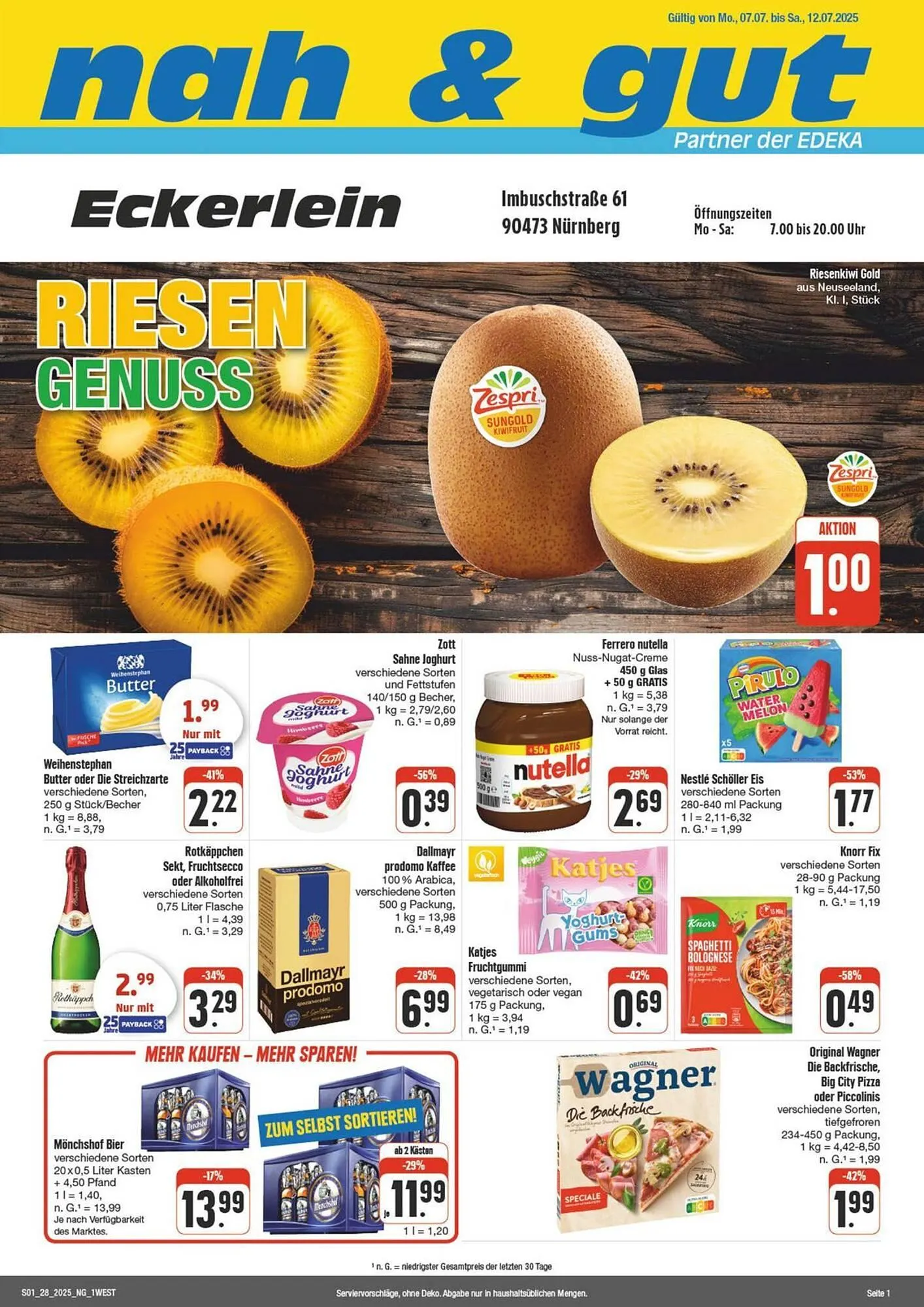 nah & gut Prospekt - 1