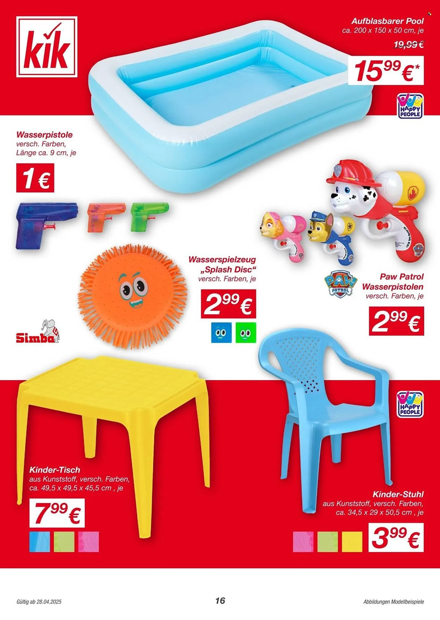 KiK Prospekt von 28. April bis 4. Mai 2025 - Prospekt seite 16