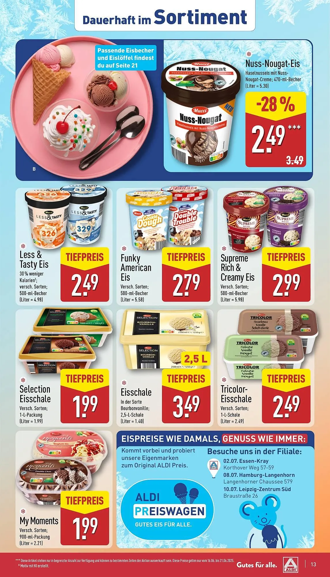Aldi Nord Prospekt von 16. Juni bis 21. Juni 2025 - Prospekt seite 13