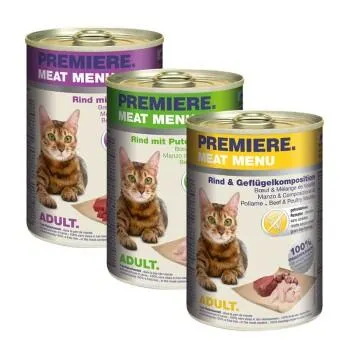PREMIERE Meat Menu Adult Mixpaket 6x400g Mixpaket 2