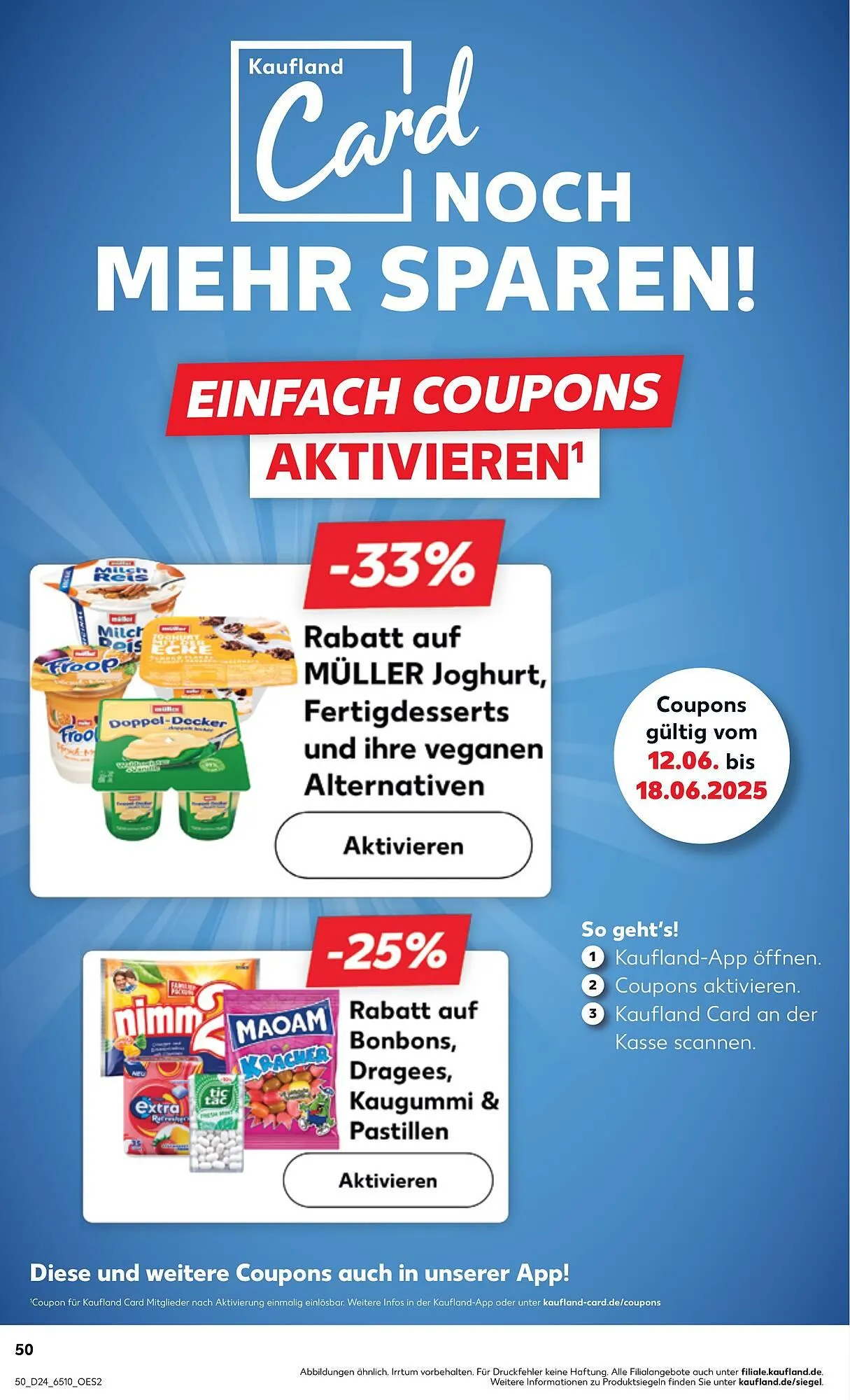 Kaufland Prospekt von 12. Juni bis 18. Juni 2025 - Prospekt seite 50
