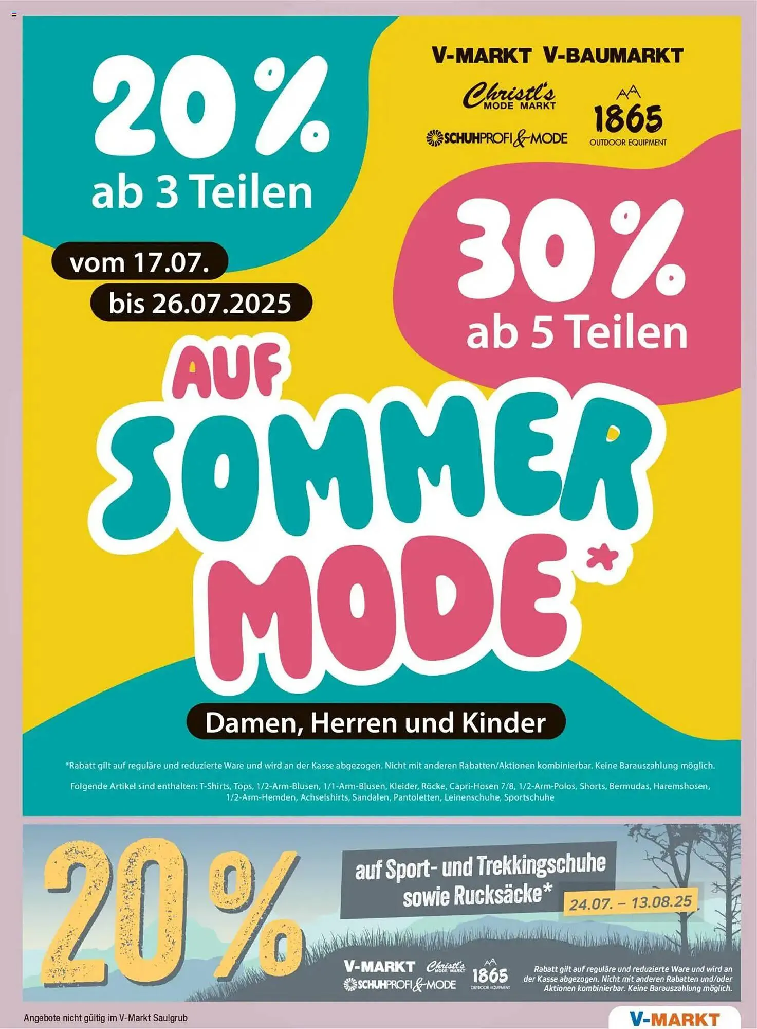 V Markt Prospekt von 24. Juli bis 30. Juli 2025 - Prospekt seite 17