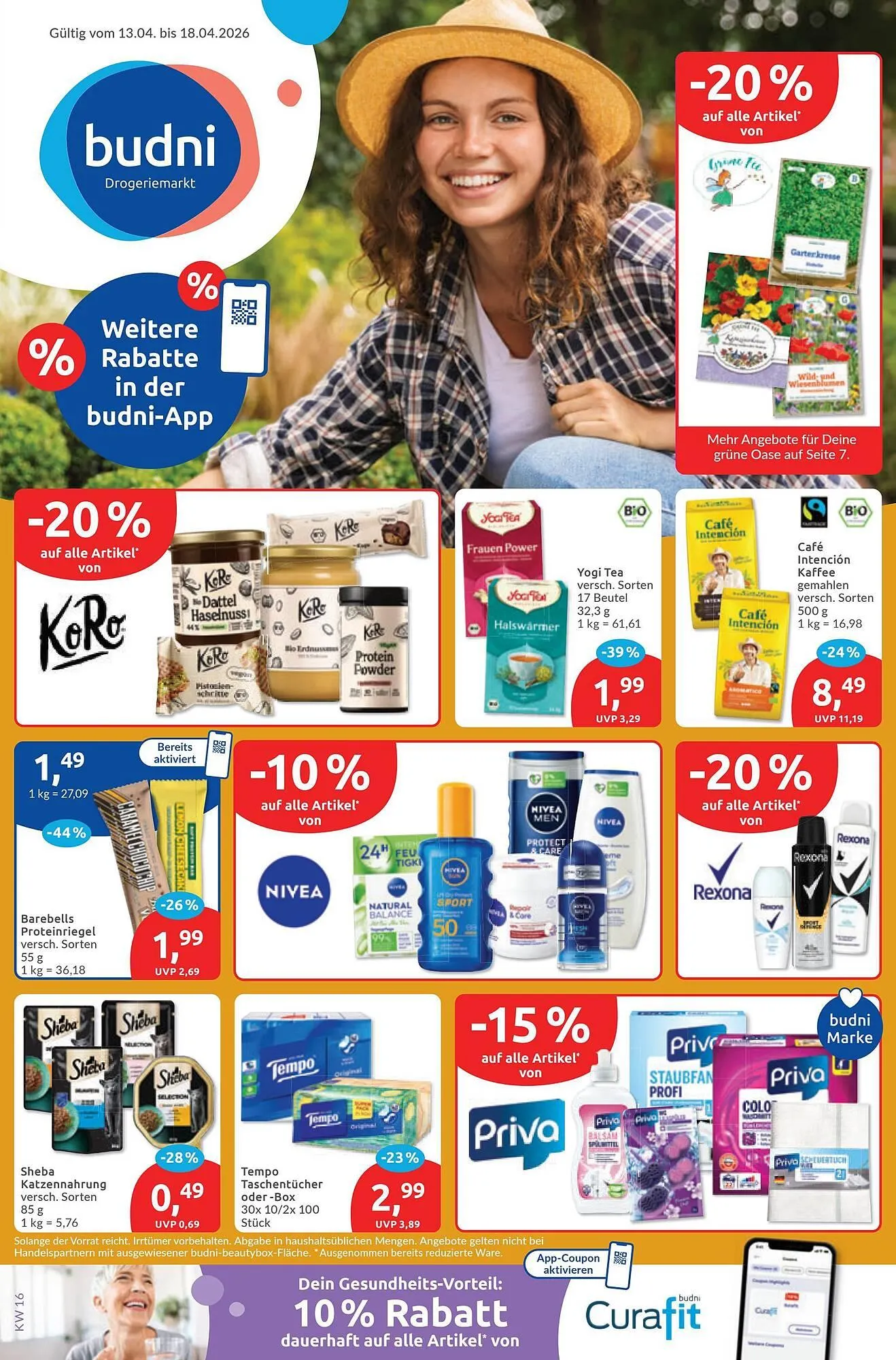 Budni Prospekt von 13. April bis 18. April 2026 - Prospekt seite 1