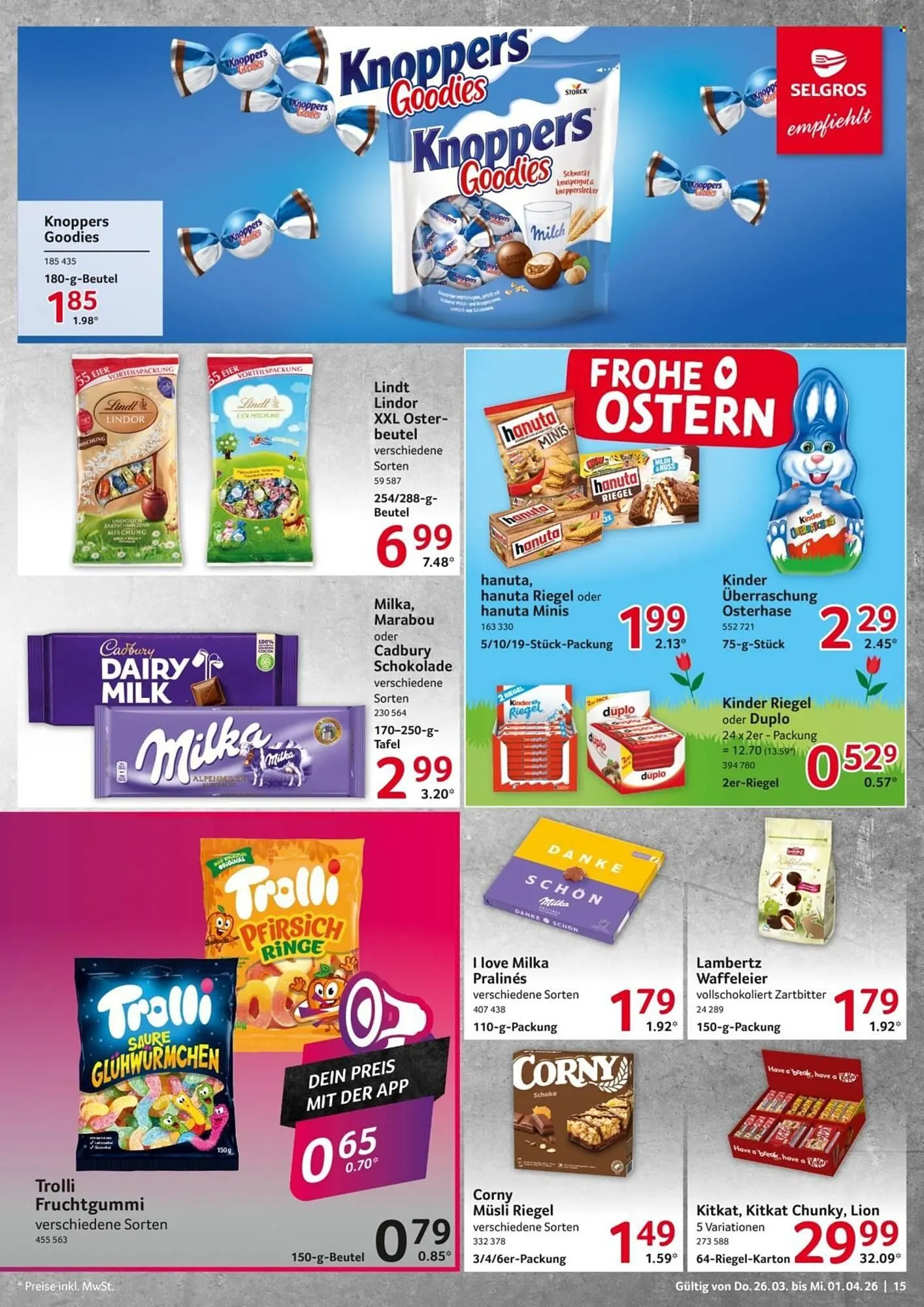 Selgros Prospekt von 26. März bis 1. April 2026 - Prospekt seite 15