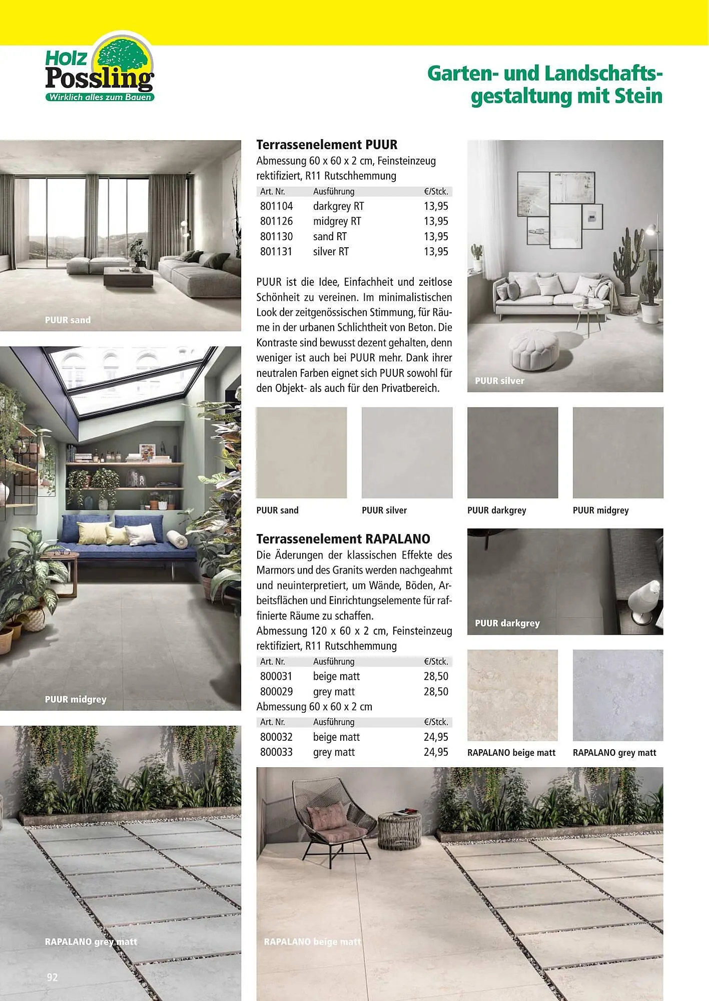 Holz Possling Prospekt von 1. April bis 31. Juli 2026 - Prospekt seite 92