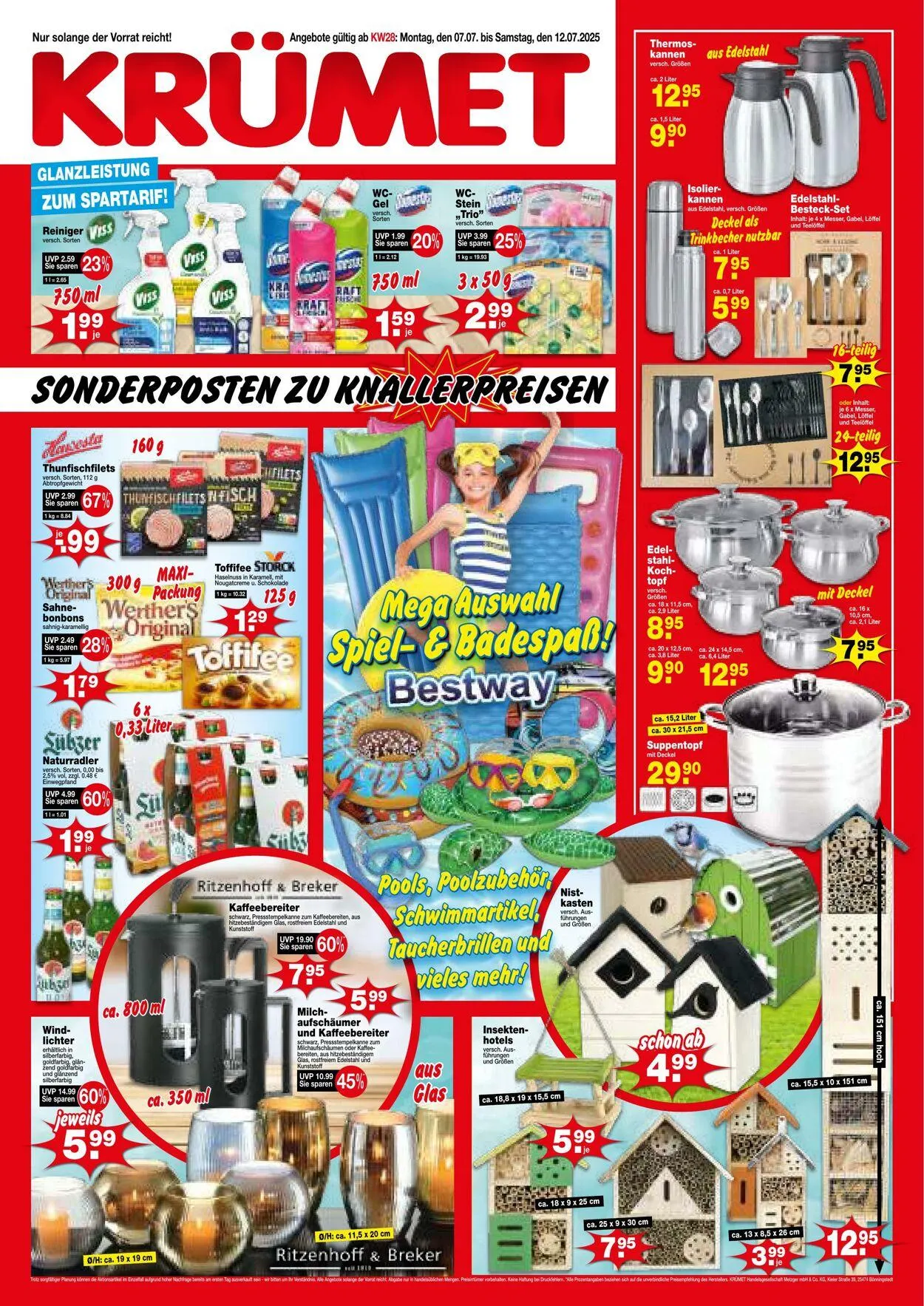 KRÜMET Aktueller Prospekt von 7. Juli bis 12. Juli 2025 - Prospekt seite 1