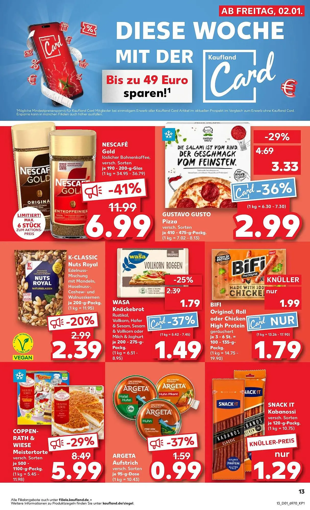 Kaufland Prospekt von 4. Januar bis 7. Januar 2026 - Prospekt seite 13